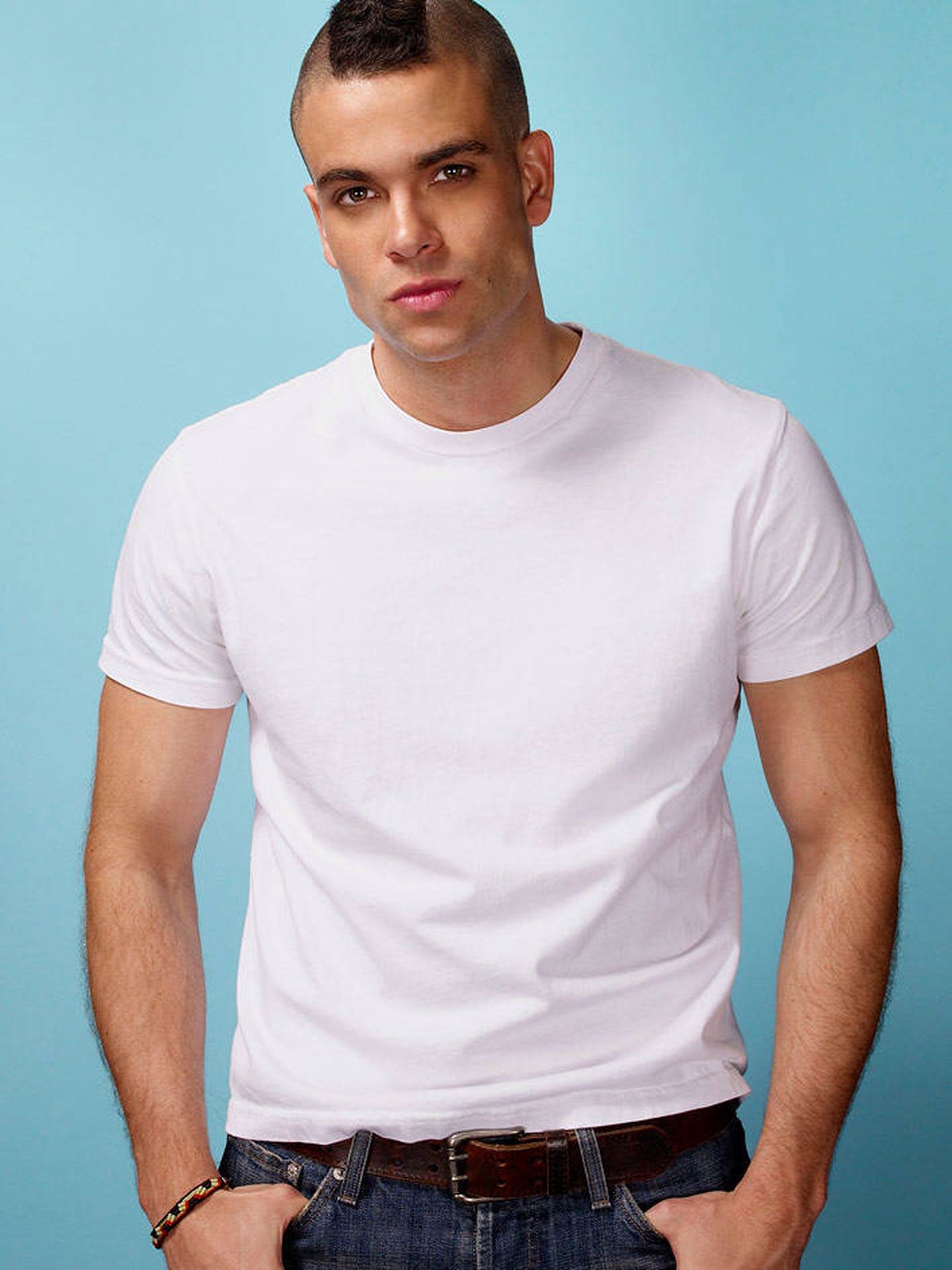 Mark Salling en una imagen promocional de la serie 'Glee'.