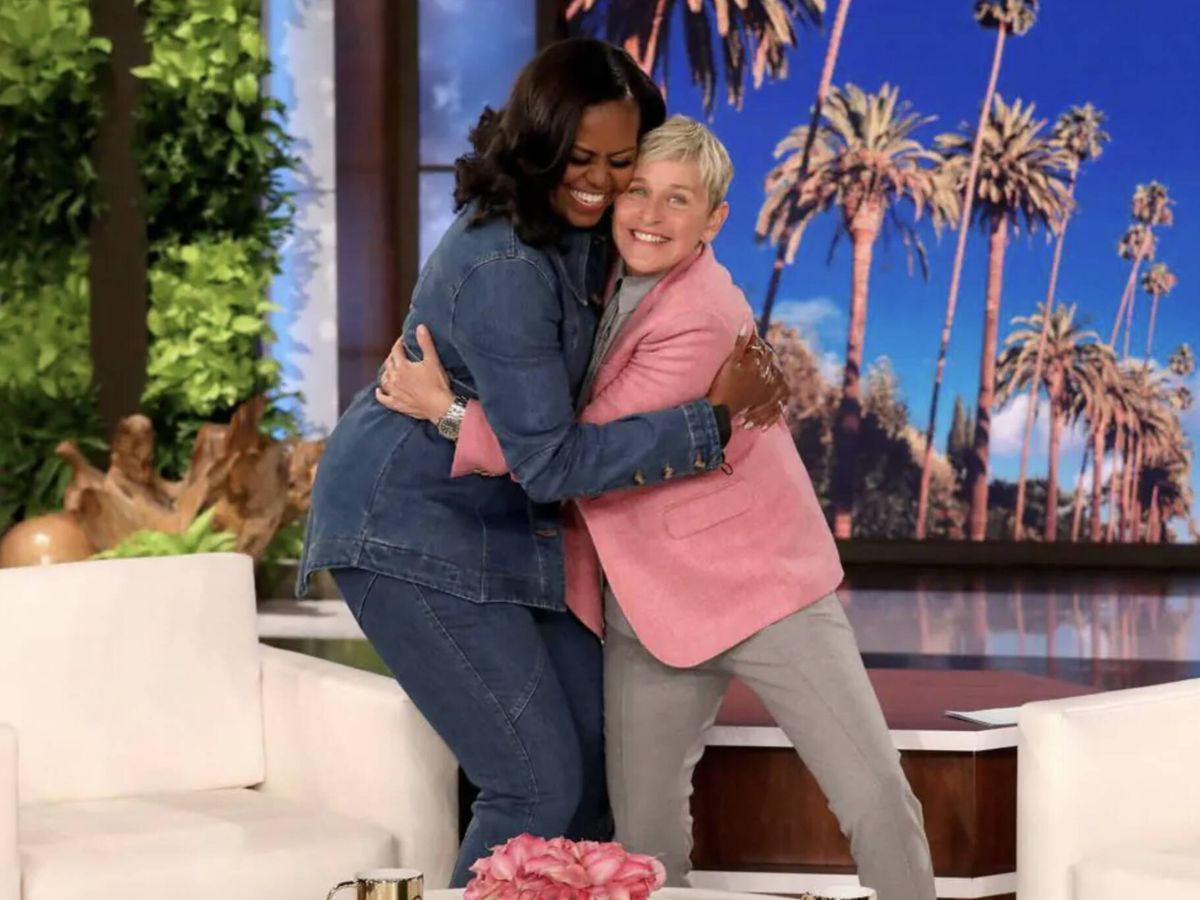 Foto: Michelle Obama y Ellen DeGeneres. (Cortesía)
