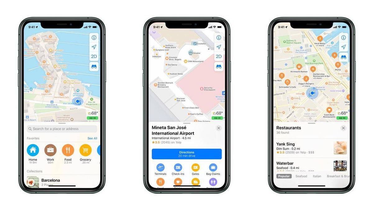 Apple renueva su 'app' Mapas para competir con Google Maps: esto es todo lo que trae