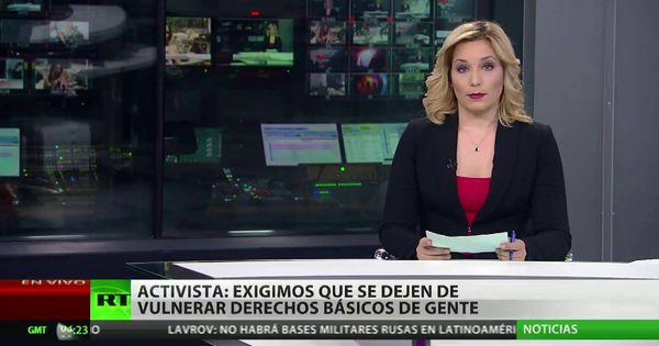 Foto: Captura de pantalla de un informativo de RT en español