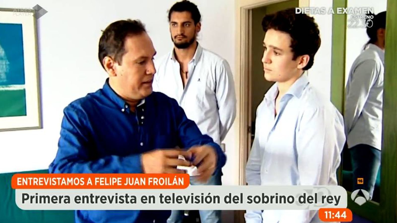 Foto: Froilán durante su entrevista en 'Espejo público'