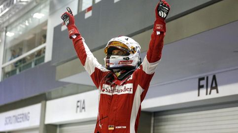 Victoria de Vettel sin Hamilton y sin Alonso, que abandonó por séptima vez