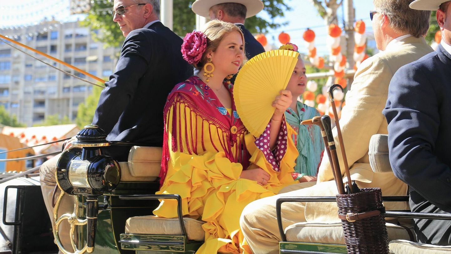  La princesa Amalia en la Feria de Abril de Sevilla en 2019. (Gtres/UAT)