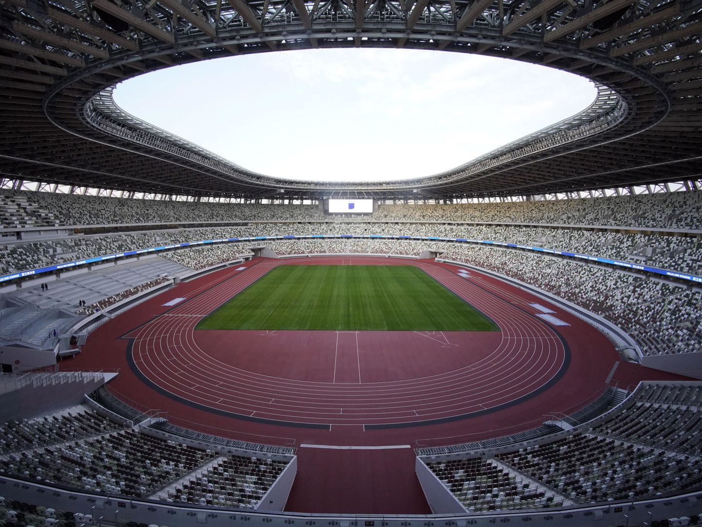 El nuevo Estadio Olímpico de Tokio. (EFE)