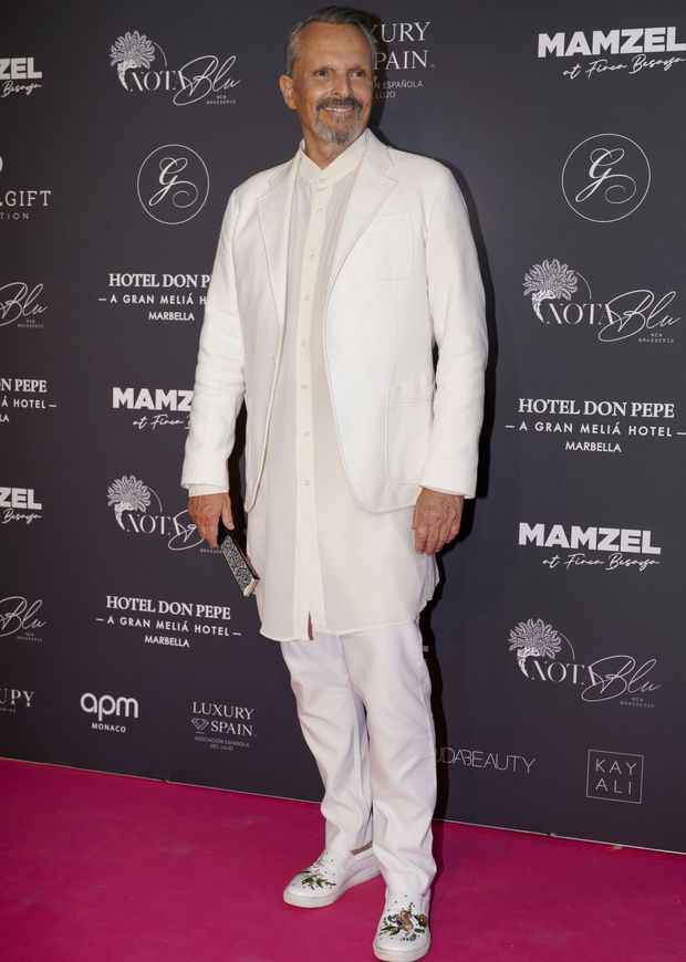 Miguel Bosé, en la gala Global Gift en Marbella este año. (EFE/Juan Carlos Domínguez)