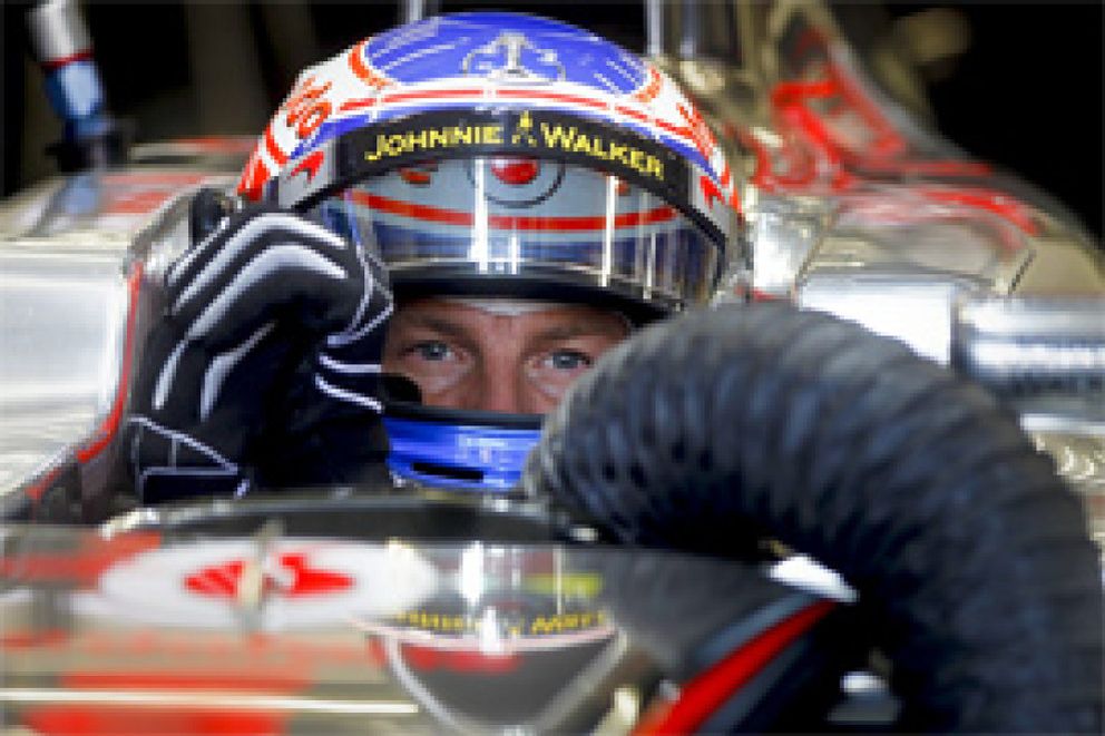 Foto: Button perderá cinco posiciones en la salida del GP de Japón