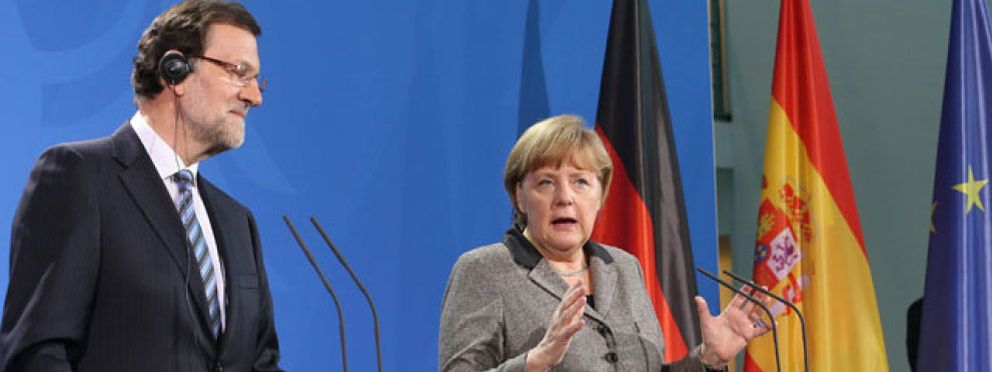 Foto: Merkel rechaza las pretensiones de Rajoy de garantizar todos los depósitos