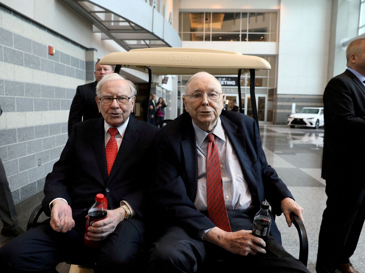 Foto: Warren Buffett y Charlie Munger. (Reuters/Scott Morgan)