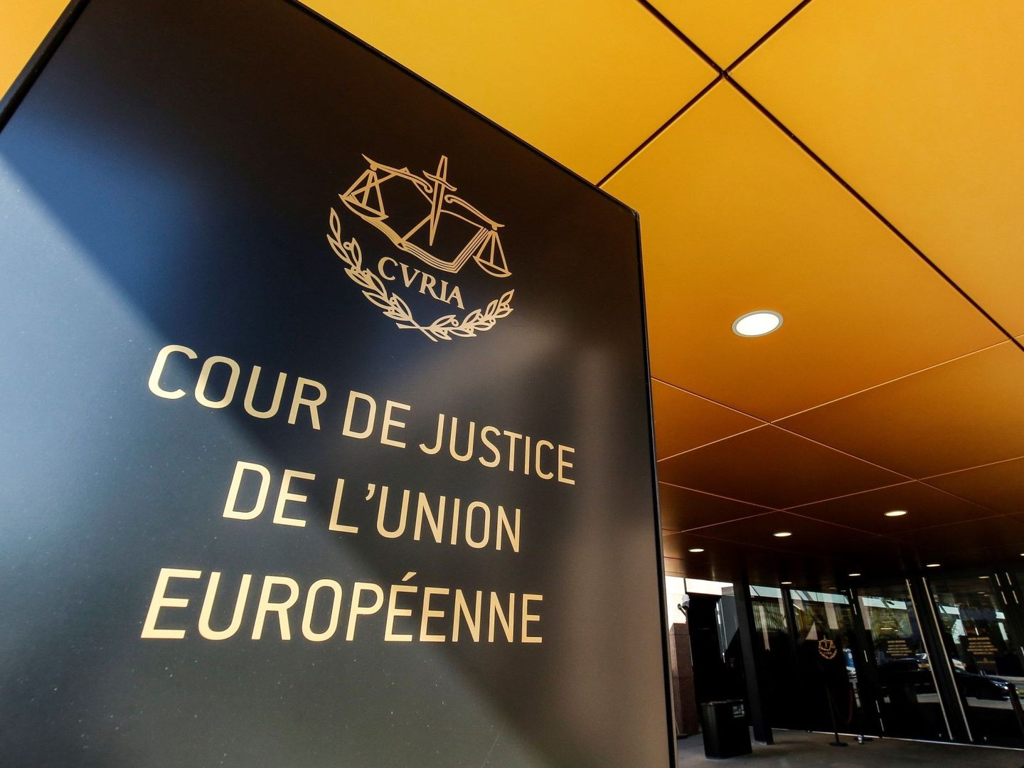 Entrada del Tribunal de Justicia de la Unión Europea en Luxemburgo. (EFE)