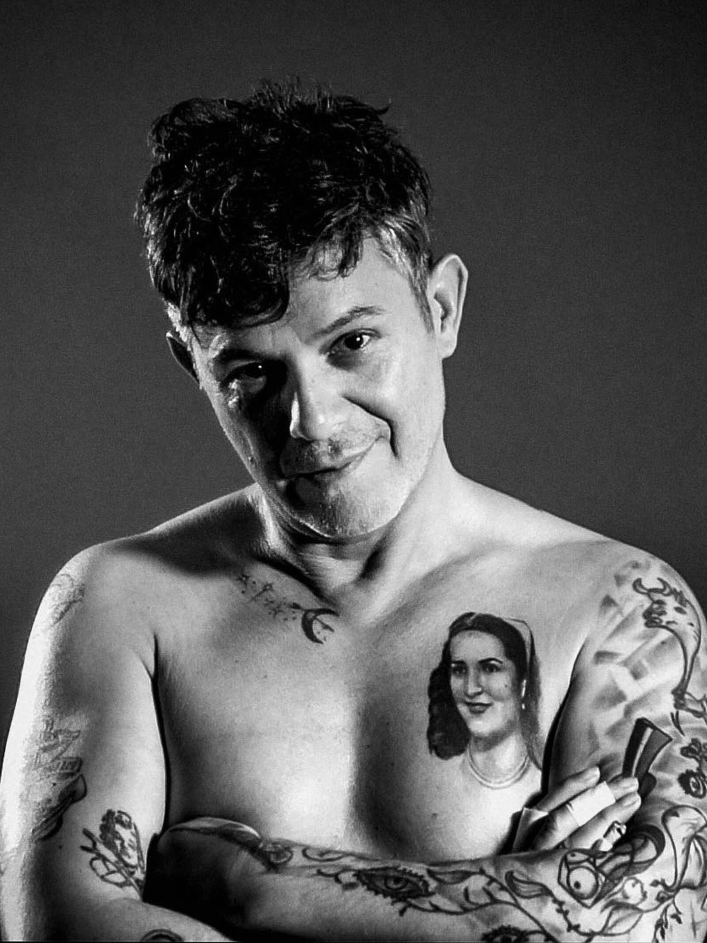 El misterioso tatuaje de Alejandro Sanz en el pecho. (Instagram/@alejandro sanz)