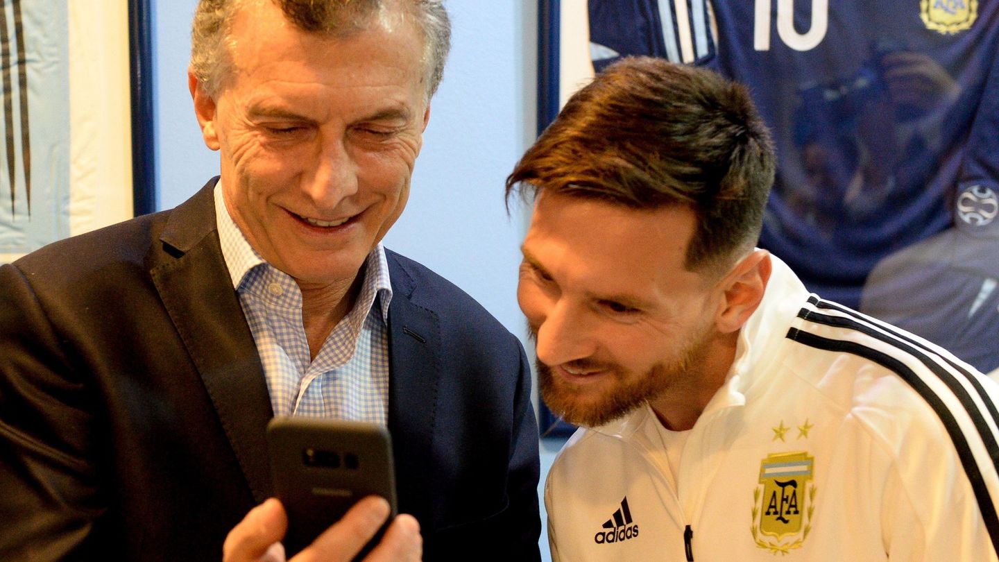 Mauricio Macri, con Leo Messi, en una imagen reciente.