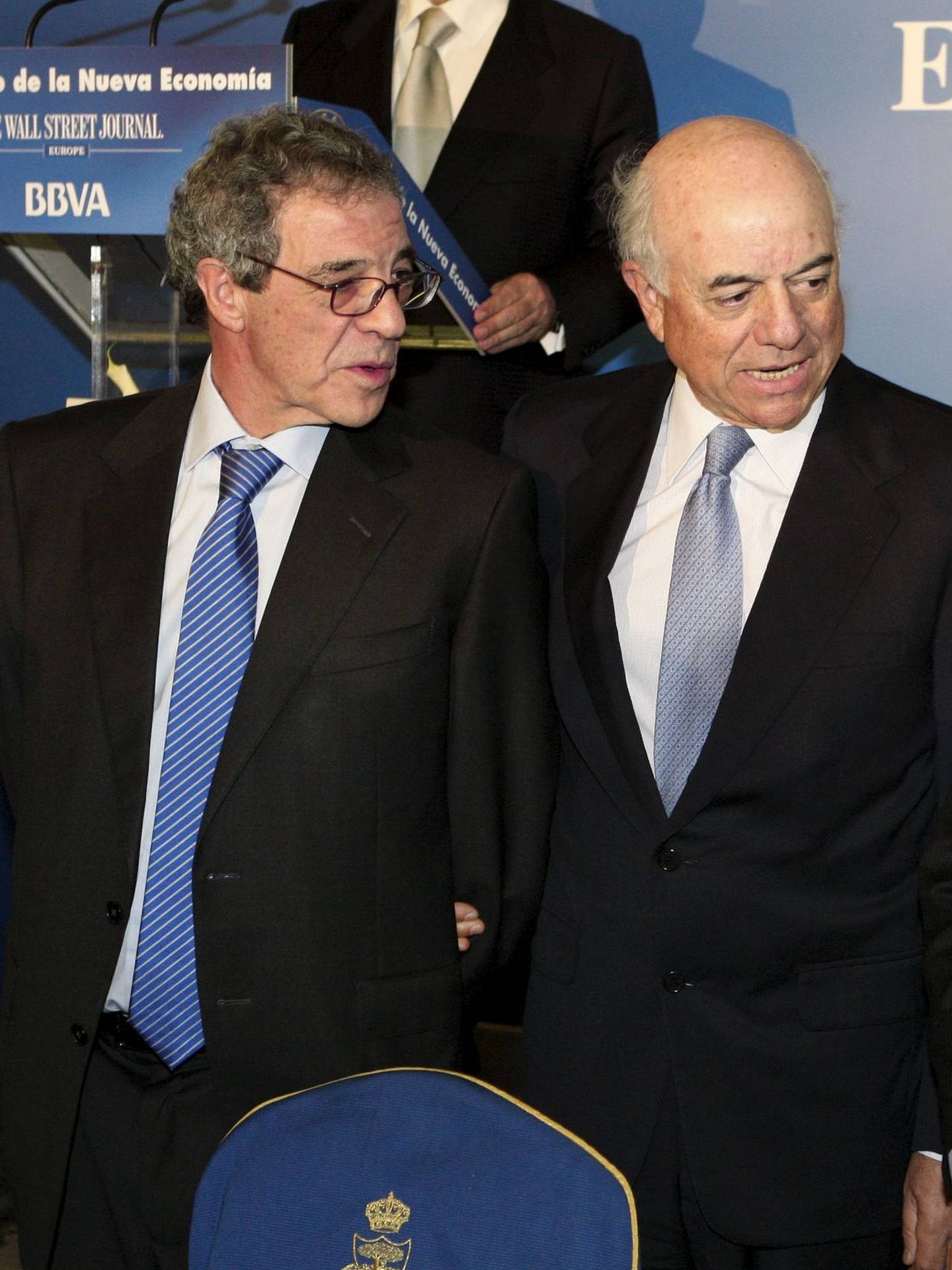 César Alierta y Francisco González. 