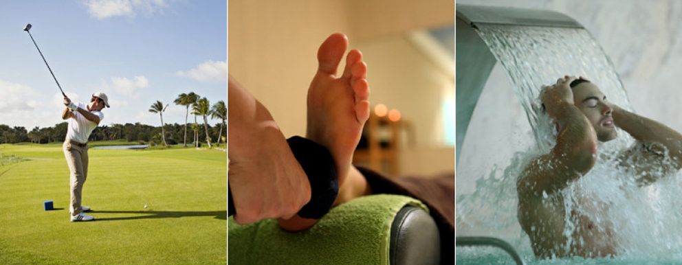 Foto: Swing Massage, el 'ritual de belleza' de los golfistas