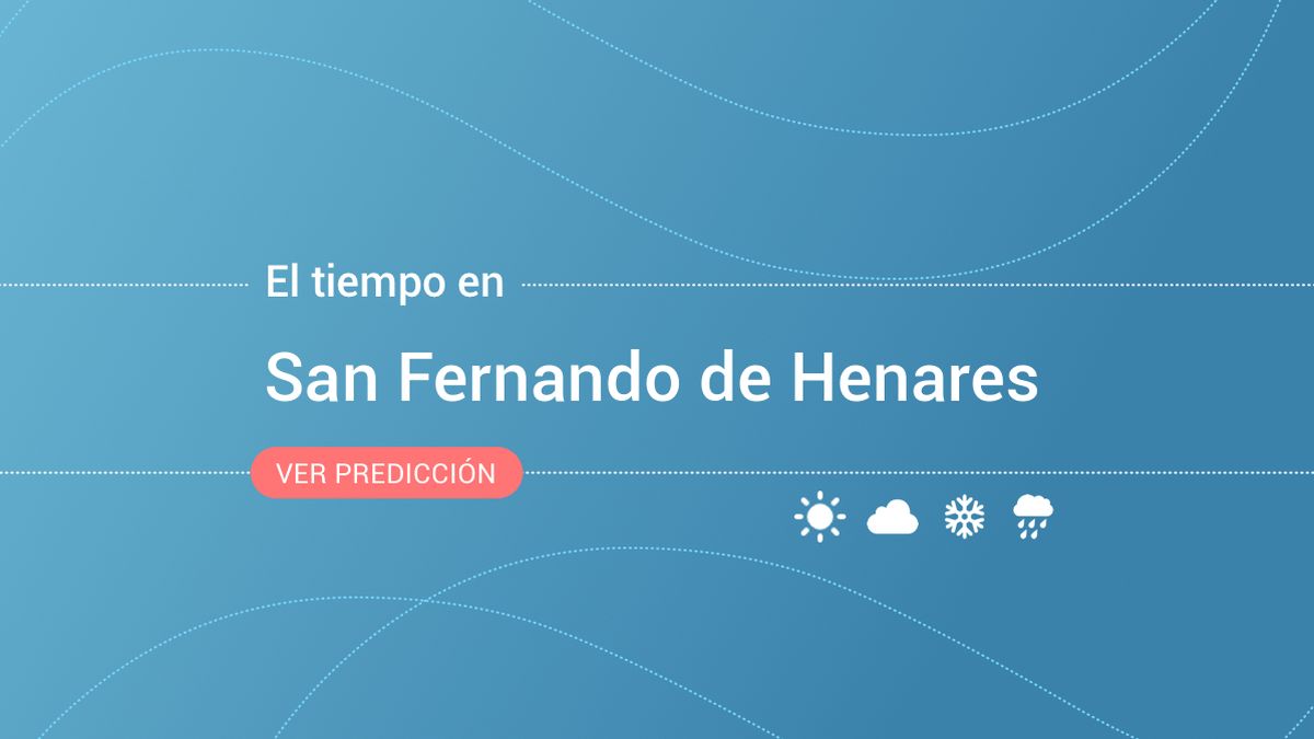 El tiempo en San Fernando de Henares: previsión meteorológica de hoy, jueves 14 de noviembre