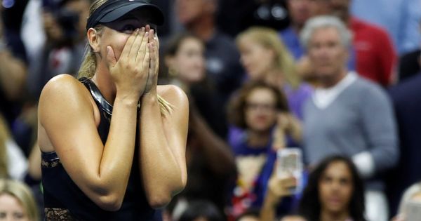 Foto: Sharapova llora tras su victoria. (Reuters) 