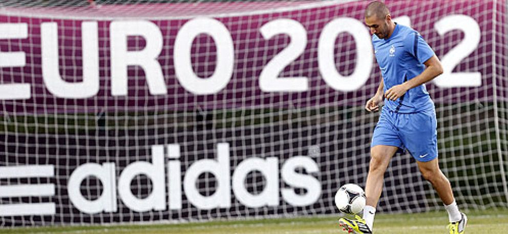 Foto: Benzema, el único crack que sigue sin marcar en la Eurocopa