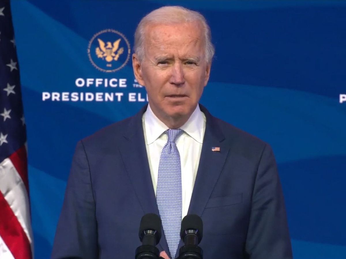 Foto: Joe Biden, durante su intervención. (Reuters)