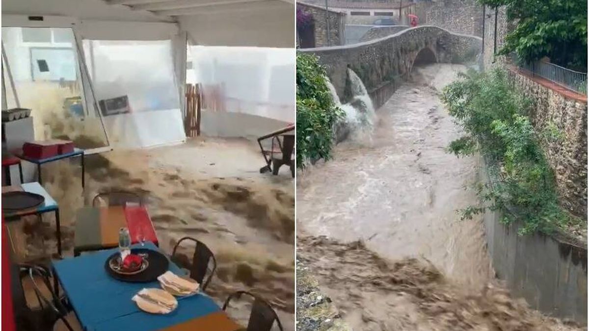 Las sorprendentes imágenes de las lluvias e inundaciones en Cataluña: así se han vivido los destrozos