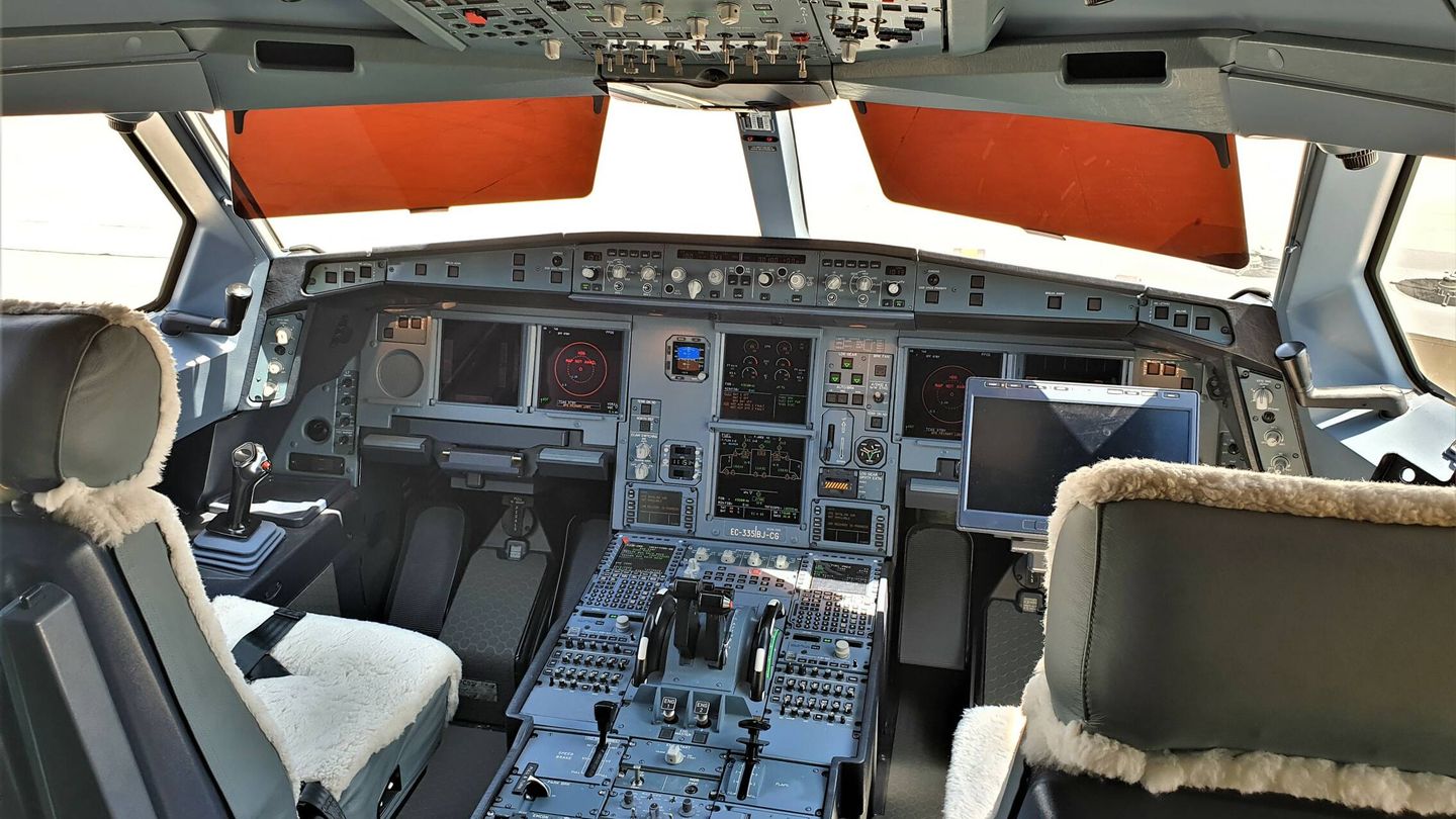 Cabina del A330 MRTT. (Juanjo Fernández)