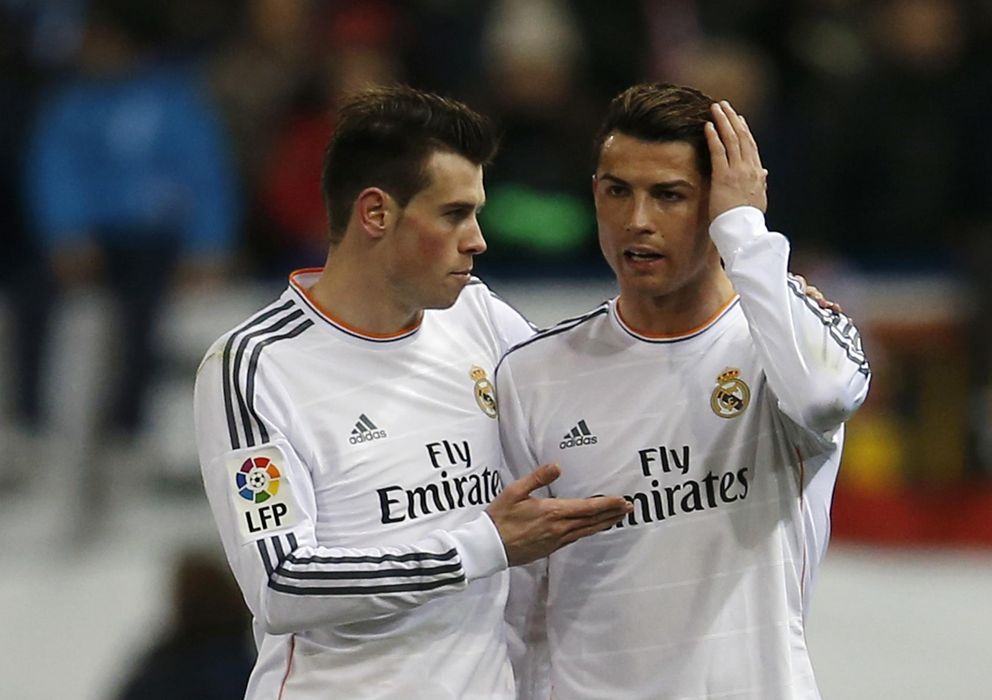 Foto: Cristiano Ronaldo junto a Gareth Bale (Reuters)