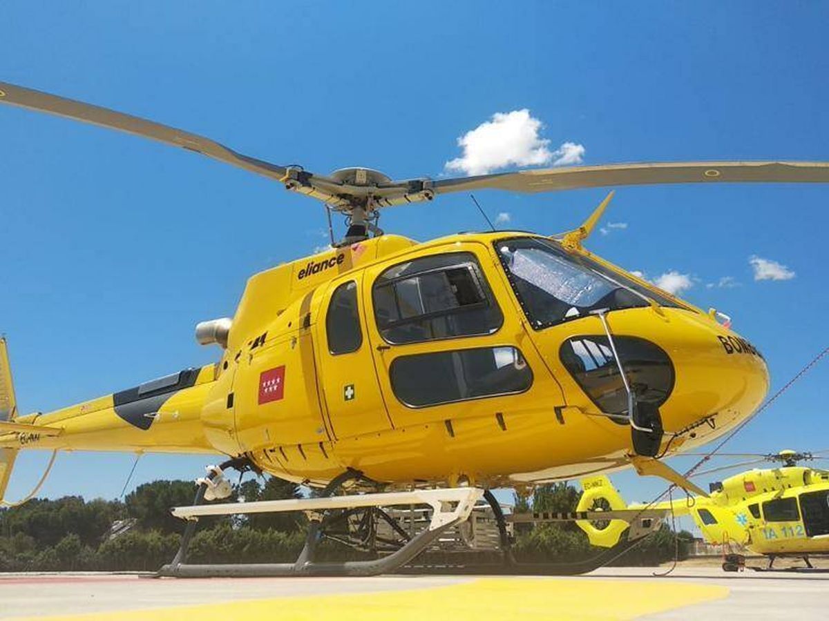 Foto: Helicóptero con el que trabajan los pilotos. (Eliance)
