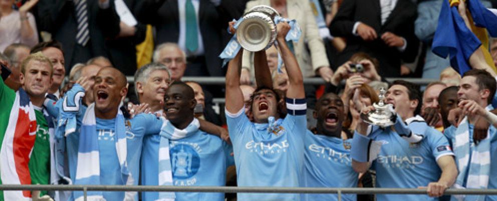 Foto: El City gana la Copa inglesa, su primer trofeo en 35 años