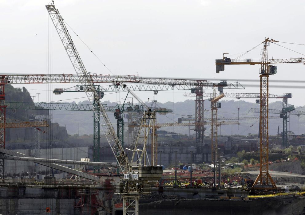 Foto: Imagen de la construcción de la ampliación del Canal de Panamá (Reuters)