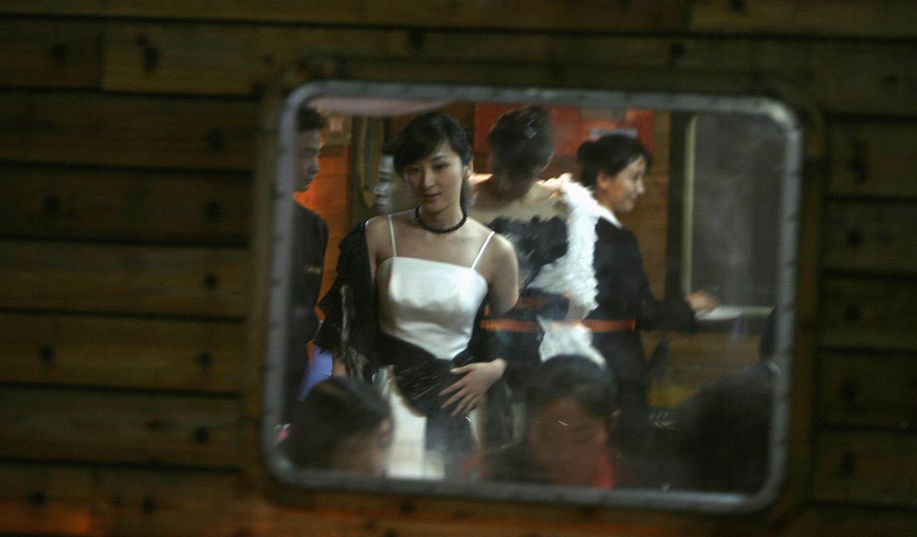 Imagen de un crucero para millonarios y mujeres solteras en Shanghái (Reuters).