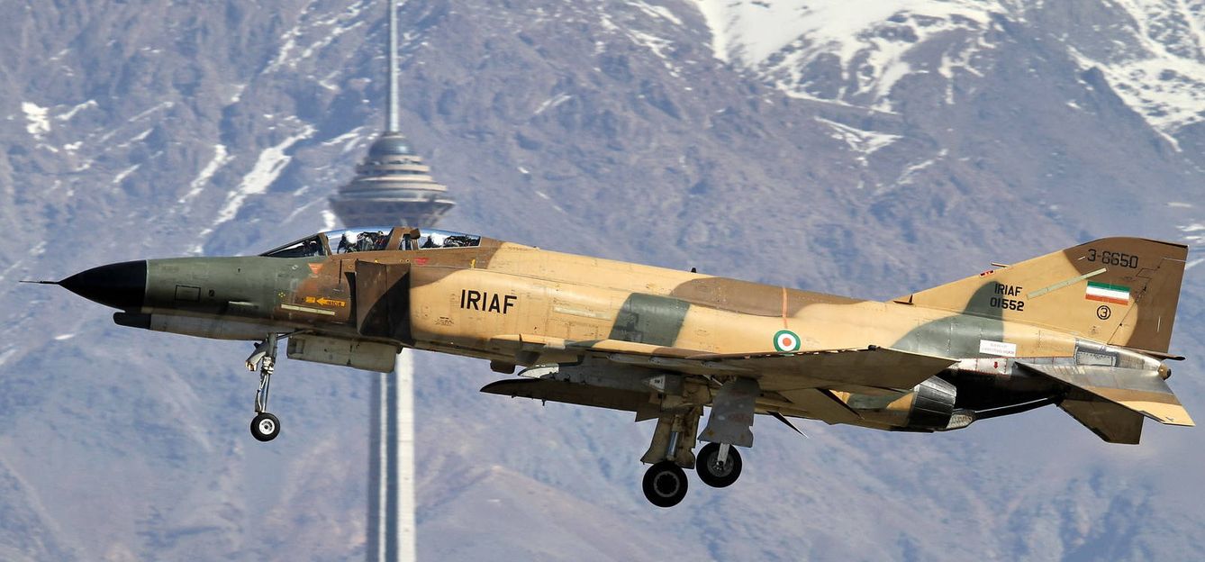 Un F-4 iraní.