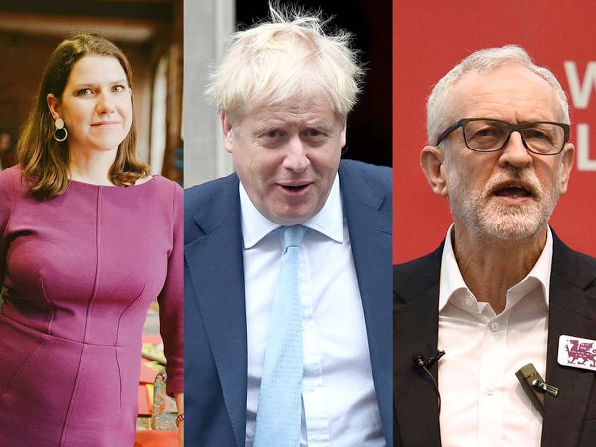 Foto: De izq a der: Nigel Farage, Jo Swinson, Boris Johnson, Jeremy Corbyn y Nicola Sturgeon. (EFE)