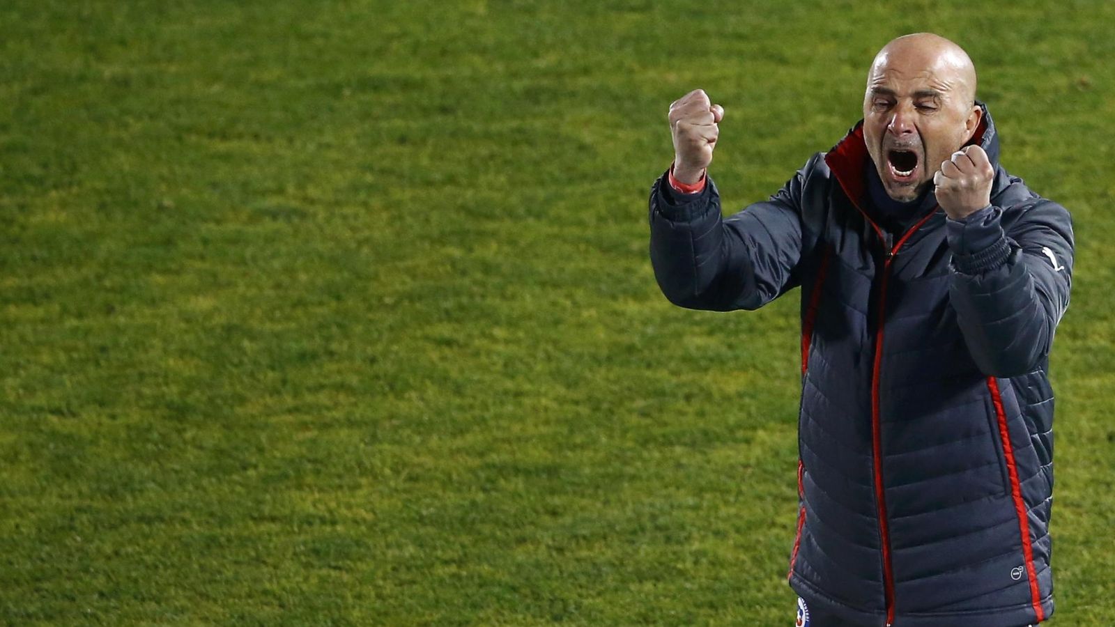 Foto: Jorge Sampaoli, durante un partido con la selección de Chile. (Reuters)