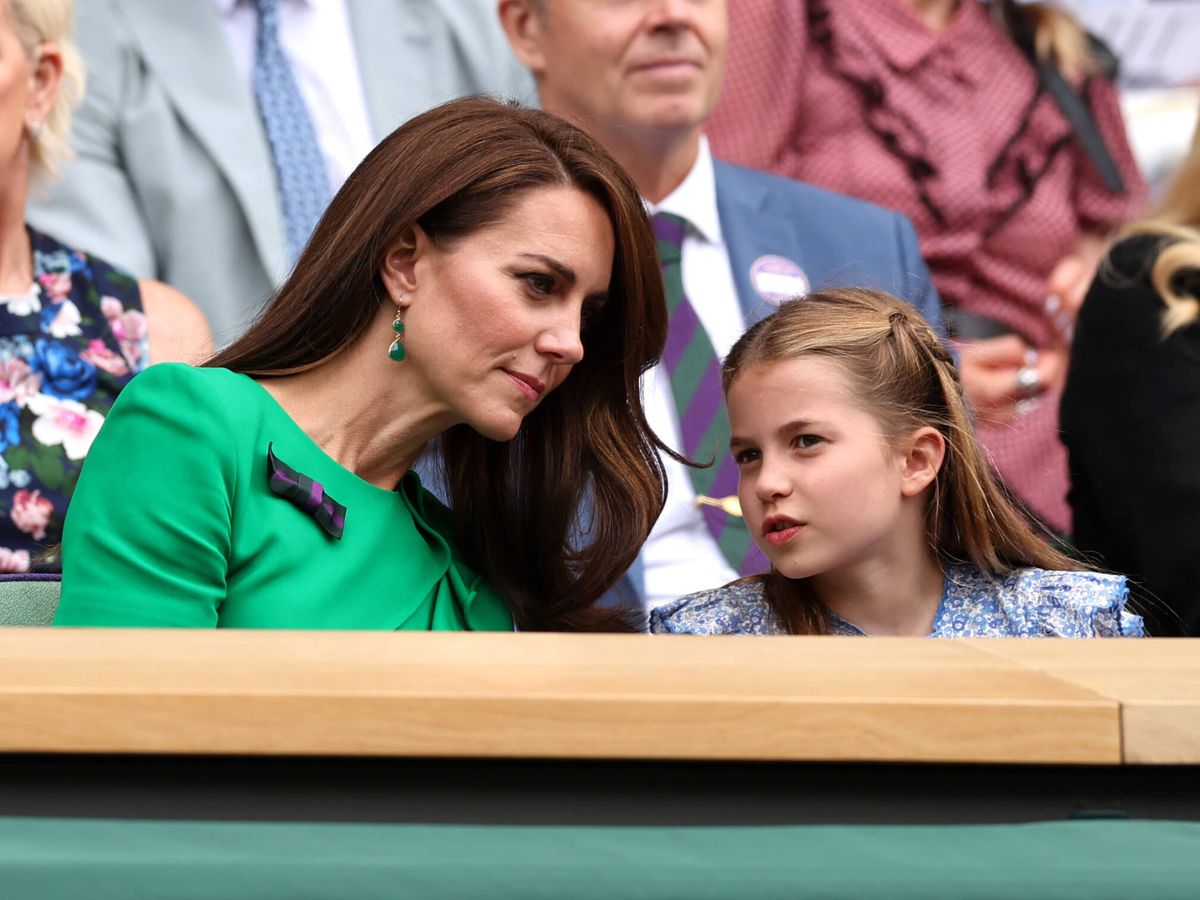 Foto: La princesa de Gales, junto a su hija Charlotte. (Getty)