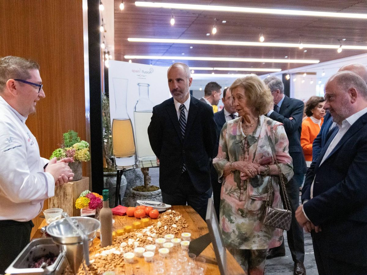 Foto: La reina Sofía, en el evento 'Spain Fusión'. (Cordon Press)