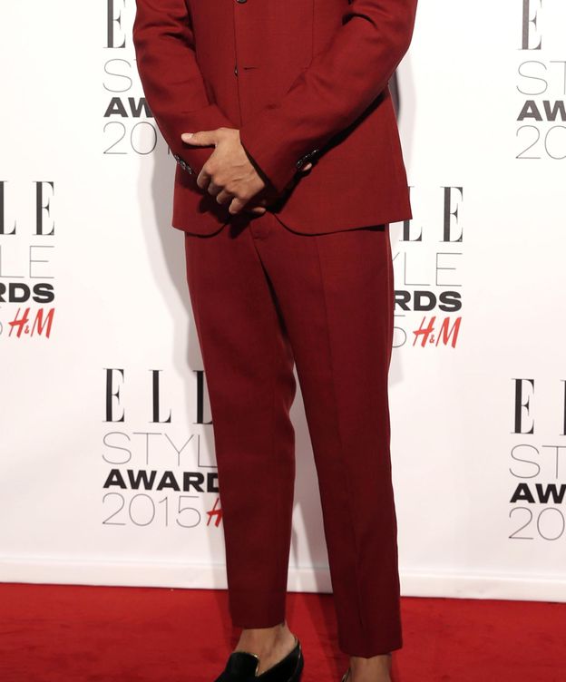 Foto: Lewis Hamilton en los premios Elle (Reuters).