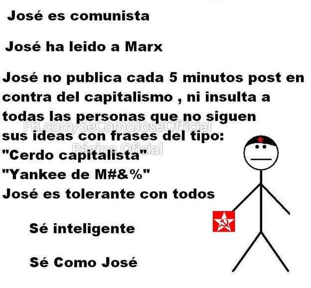 Foto: Uno de los 'consejos' de José (Facebook/SeComoJoseOfficial)