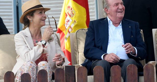 Foto: El rey emérito Don Juan Carlos y la infanta Elena en la 46 edición del Trofeo Internacional de Polo del Santa Maria Polo Club, de Sotogrande, Cádiz. (Gtres)