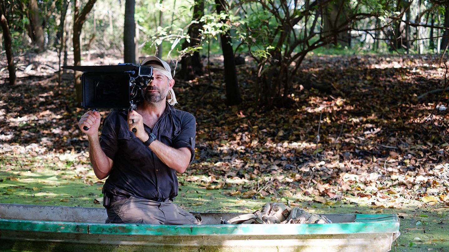 Paul Mungeam durante el rodaje de 'Expedición Mungo'. (Animal Planet)