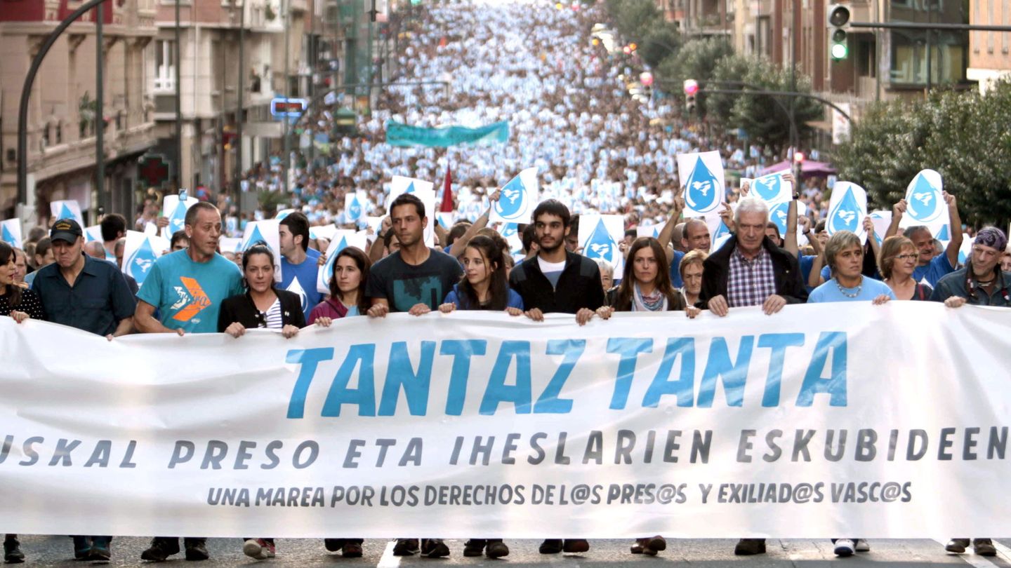 Manifestación de Herrira arranca en Bilbao (EFE)