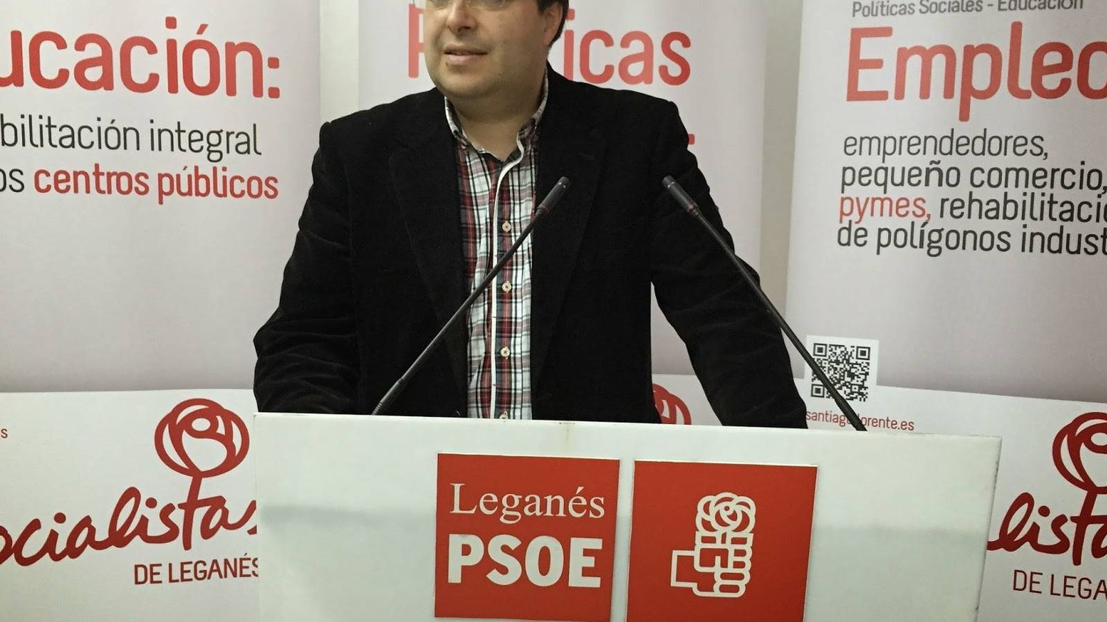Foto: Santiago Llorente, alcalde de Leganés. (EFE)