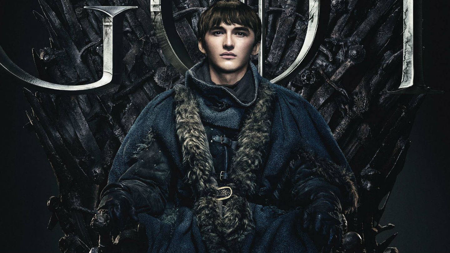 Bran, en el Trono de Hierro en 'Juego de tronos'. (HBO)