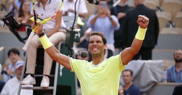 Foto: Nadal celebra su victoria ante Nishikori en los cuartos de final de Roland Garros. (Reuters)