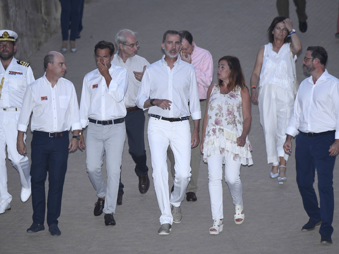 Felipe VI llegando a la gala de los premios Copa del Rey MAPFRE. (Limited Pictures)
