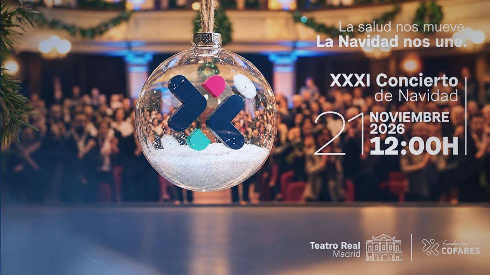La Fundación Cofares abre la venta de entradas de su XXXI Concierto Benéfico de Navidad Fundación Cofares
