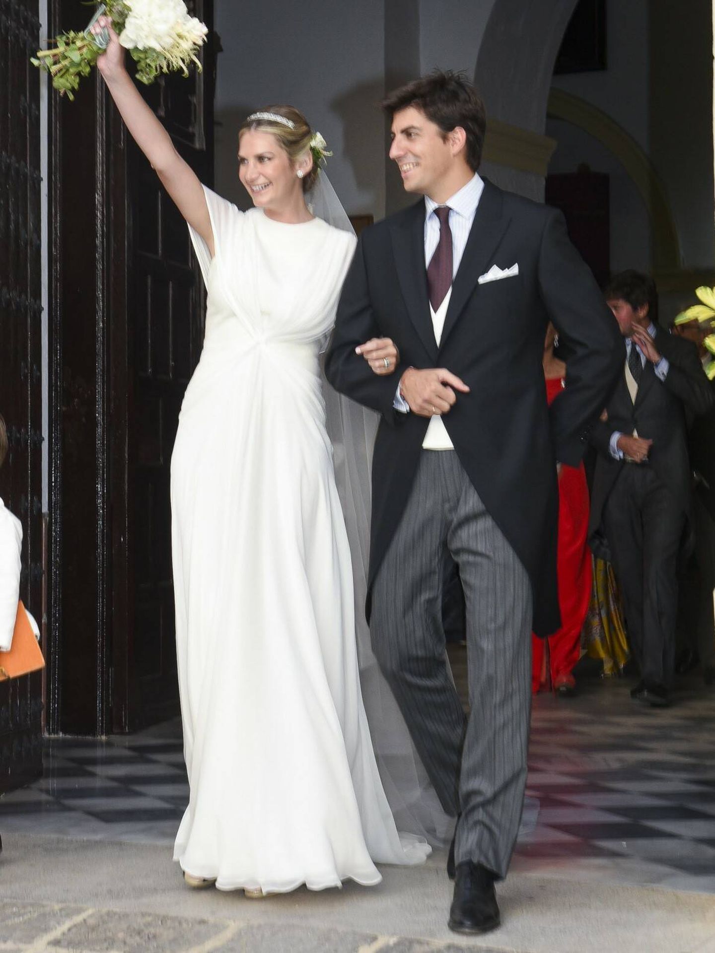 Sibi Montes y Mateo Ibáñez Pacheco recién casados. (Gtres)