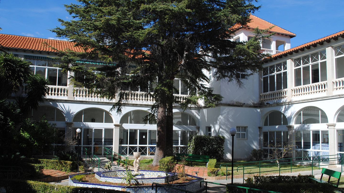 El patio del sanatorio (Fundación Fontilles)