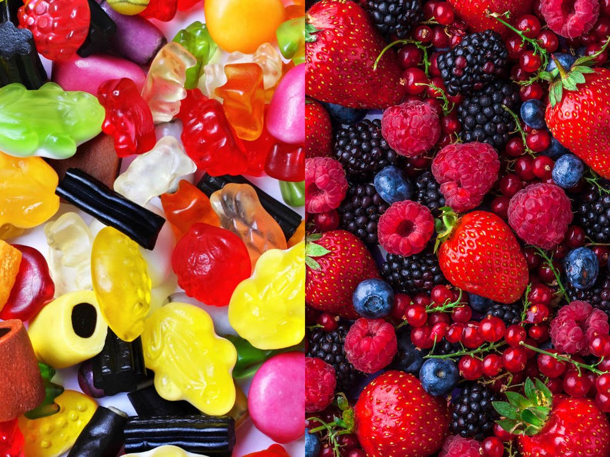 Foto: El sabor de la fruta fruta no está presente en las golosinas