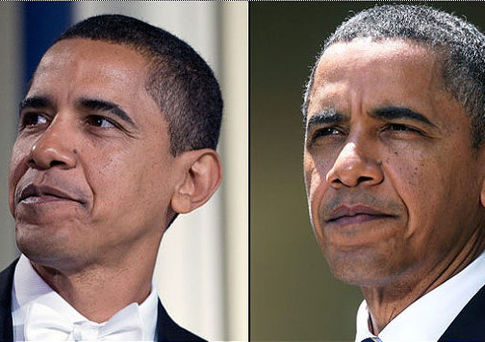 Foto: Antes y después de Barack Obama