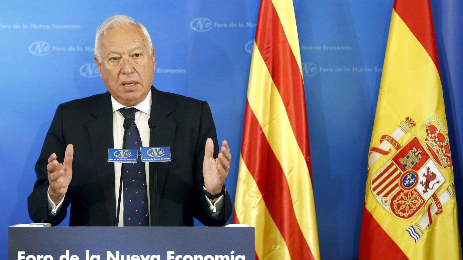 Foto: El ministro español de Exteriores, José Manuel García-Margallo, en una rueda de prensa. (EFE)