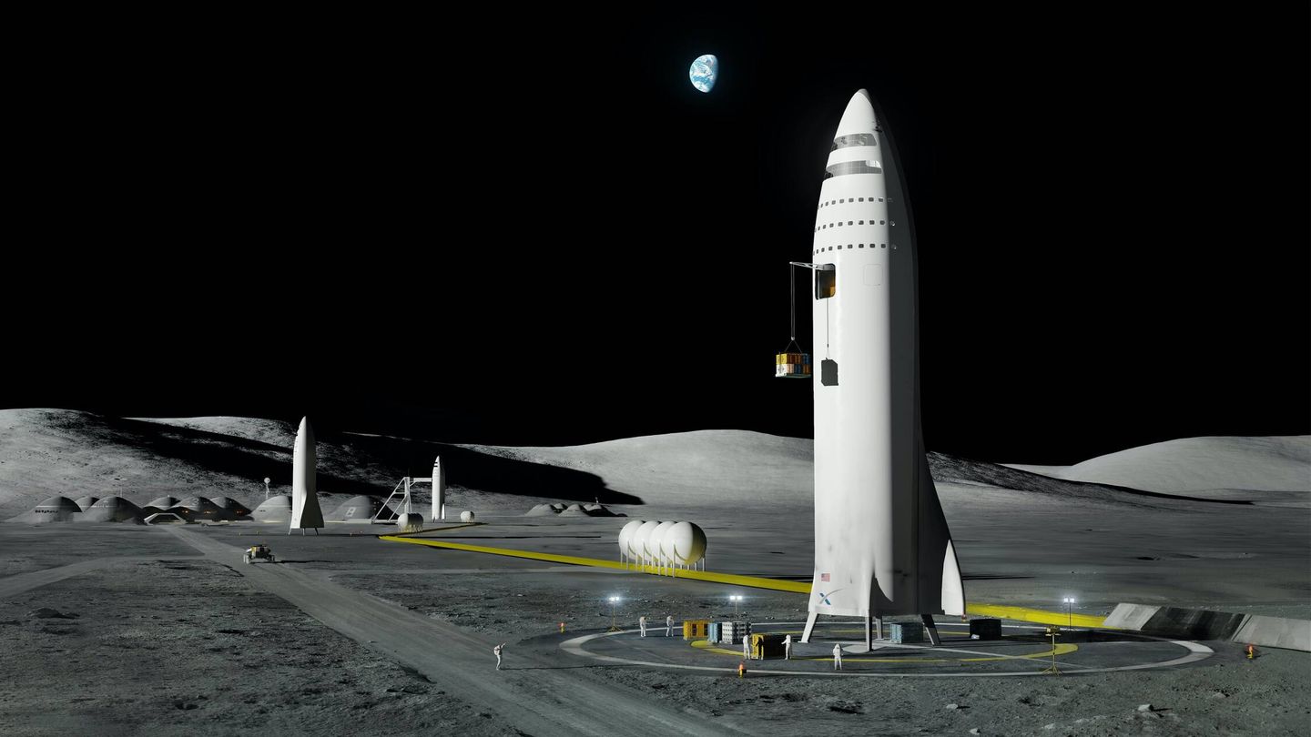Las propias Starship podrían utilizarse como base en Marte. (SpaceX)