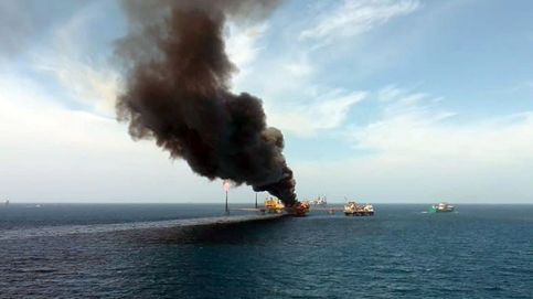 Un incendio en una plataforma petrolera en el Golfo de México deja al menos 5 heridos